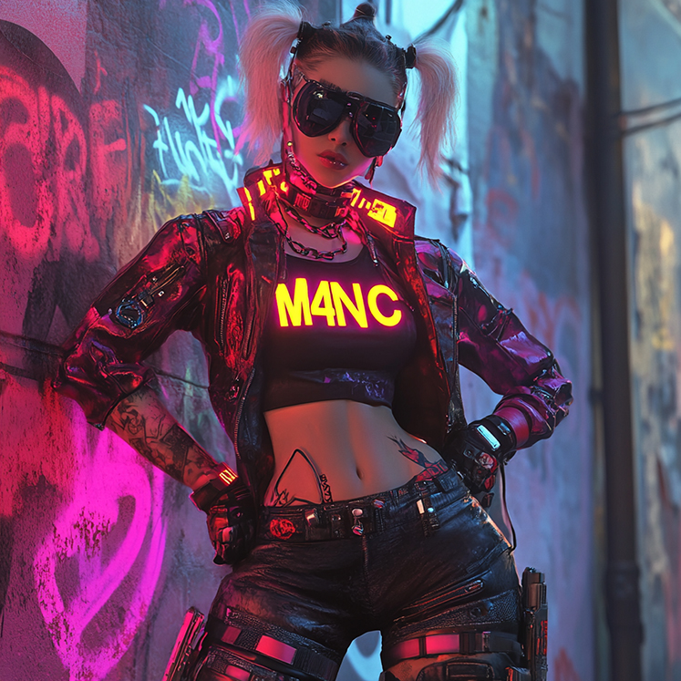 M4NC cyber punk Style