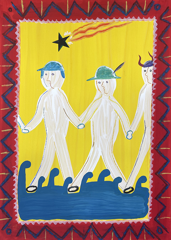 별을 따라 걷는 사람들(People Walking Along the Stars)