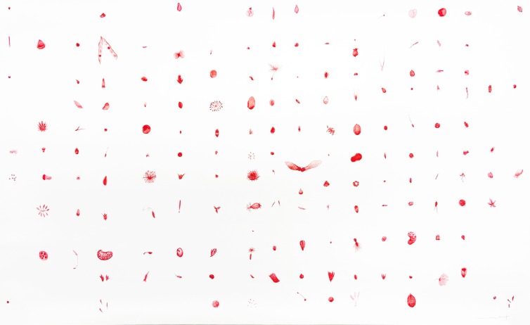 나의 씨앗창고 My Seed’s Storage - 136x80cm, 종이 위에 수채,  2026